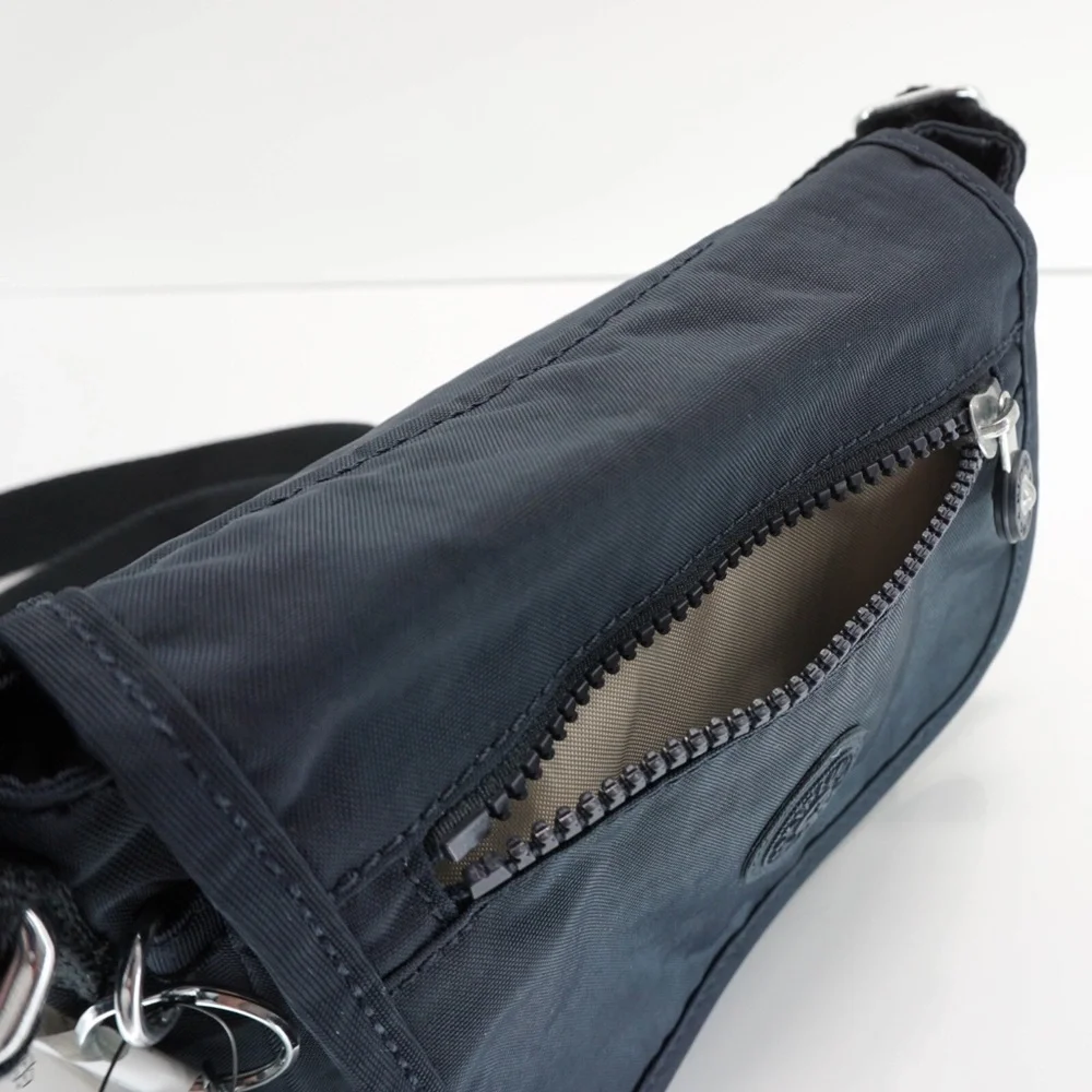 Kipling Sabian Crossbody Mini Shoulder Bag Polyamide AC8280 True Blue Tonal NWT - Picture 7 of 10